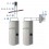 Accessoires AEROMAX 6 Mural avec gainage ventouse [- accessoire chauffe-eau électrique - Thermor]