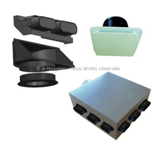 Kit accessoires IDEO et DOMEO EVO avec plénums [- réseau VMC PEHD - Serie PLUGGIT - S&P Unelvent]