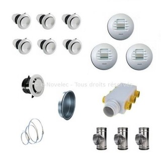 Kit accessoires DUOLIX MAX installation pieuvre [- VMC Double Flux - Atlantic]