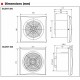 SILENT 200 [- Aérateur axial silencieux - Ventilation mécanique ponctuelle - Unelvent]