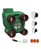 Kit ARIANT HCS avec bouches Design carrées [- VMC Simple flux Hygrovariable - Très basse consommation - Vortice]
