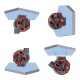 Kit PENTA HCS avec Bouches rondes [- Pack VMC Simple flux hygrovariable - Vortice]