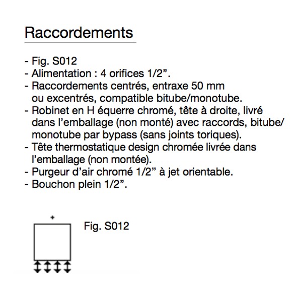 KAZEANE Chromé [- TKZO-GF - Radiateur / Sèche-serviettes