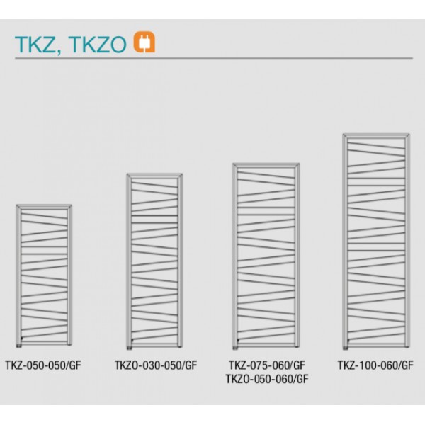 Sèche-serviette ACOVA KAZEANE électrique 1000 W - TKZ-100-060/GF