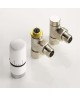 Pack robinetterie thermostatique Equerre - Nickelé [- ACOVA]