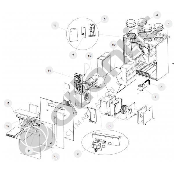 Optimocosy - 412258] VMC double flux optimocosy HR Access d'Atlantic