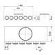 Caisson de distribution ECO 1 x Ø 125 - 6 x Ø 75 [- Conduits et accessoires VMC en PEHD - Brink]