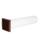Kit manchette Ø 100 mm marron [- Accessoires VMC - BRINK]