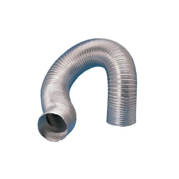 Gaine semi-rigide Aluminium - GA - T max + 250°C - Ø 80 à 500 mm - 3 mètres  - conduits VMC - Unelvent