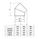 Coude 45° calorifugé - Ø 125, 160, 180 et 200 mm - Air Excellent System [- accessoire VMC double flux - Brink]