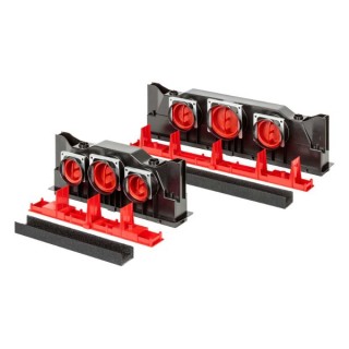 Boitier encastré pour bouche design Comfogrid LINEA 600 mm - 1xØ 110 mm + 2xØ 90 mm - CSB-P 600 [- Réseau ComfoTube - Zehnder]