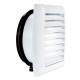 Grille de façade plastique - Ø 100 ou 125 mm [- accessoire entrée d'air - Atlantic]