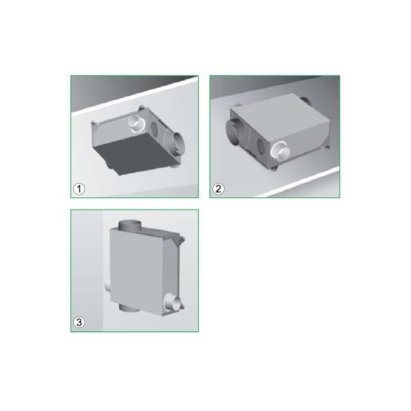 ARIANT HCS - Kit VMC simple flux hygrovariable + bouches design