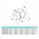 IN LINE XS - Ø 100, 125, 150 et 160 mm [- Extraction sur conduit - Aldes]