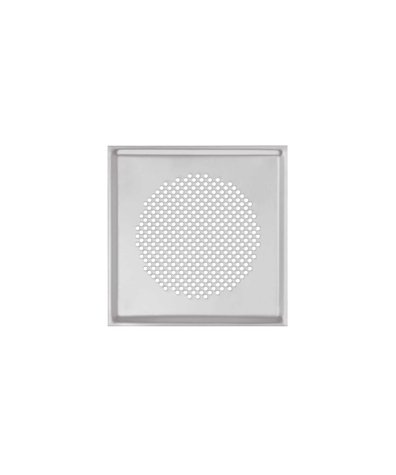 Grille ronde métallique Venezia - Ø 125 mm - Blanche ou Inox [- Bouche  acier - Réseau ventilation - Zehnder]