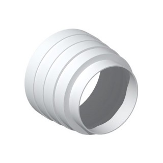 Réduction multi-diamètres de 100 à 130 mm - RMC ( Ø 100 / 116 / 120 / 125 / 130) [- conduits PVC de Ventilation - Unelvent]