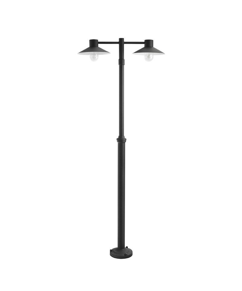 ZRSZ Lampadaire Nordique Noir LED Halogène E27 Lampadaire