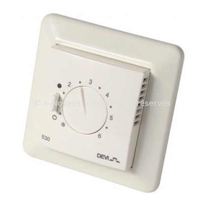 DEVIREG 530 [- Thermostat encastré avec sonde de dalle pour Plancher chauffant - Deléage / Danfoss]