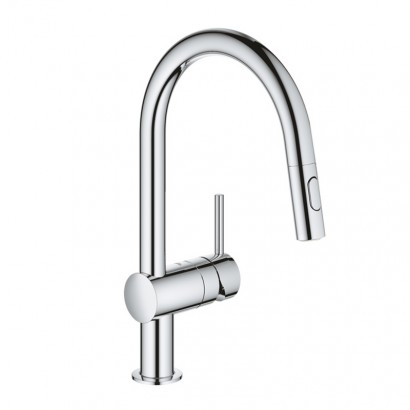 MINTA Mousseur extractible 2 jets - Mitigeur monocommande évier cuisine -  GROHE