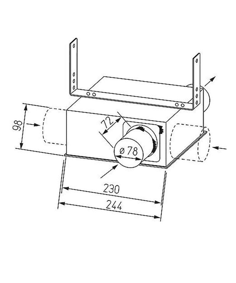 SlimVent SVV Ø 80 mm [- Ventilateurs centrifuges pour gaines - HELIOS]