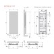 ARTEMIA Vertical - Raccordement fixe [- VXT - Radiateur Chauffage Central - ACOVA]