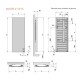 ARTEMIA Vertical - Raccordement flexible [- VXTX - Radiateur Chauffage Central - ACOVA]