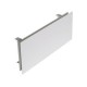 Diffuseur pulsion rectangulaire pour Té 200x100 - Blanc ou inox [- Bouches et grilles de transfert - Brink]