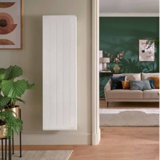 Nirvana + Vertical BLANC [- Radiateur Inertie Fonte - Atlantic]