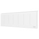 Nirvana + Plinthe BLANC [- Radiateur Inertie Fonte - Atlantic]