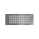 Grille rectangulaire d'insufflation design 200x100 [- Bouches et grilles de transfert - Brink]