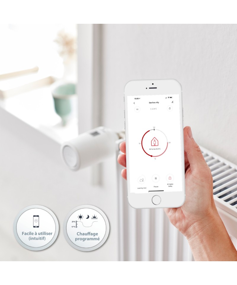 Thermostat programmable filaire Danfoss