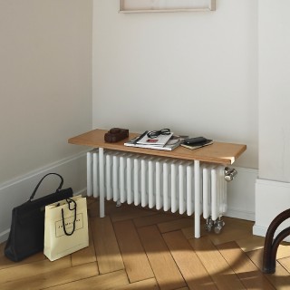 CHARLESTON Relax avec Banc - Blanc [- Radiateur Chauffage Central - ZEHNDER]