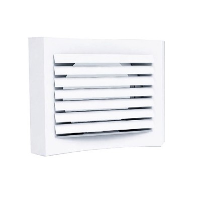 Bouche extraction/pulsion - blanche - plafond - ø125mm [- bouche d’insufflation longue portée - Brink]