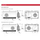 Grille d'air extérieure combinée inox - Droite ou Gauche - Ø 160 mm [- Sorties murales - Zehnder]