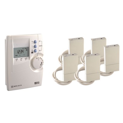 Pack Driver 230 CPL/FP [- Programmateur et récepteurs Courant Porteur 3 zones pour chauffage électrique - 6051147 - Delta Dore]