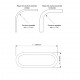 Echantillon Comfoflat 51 - 70 cm [- Conduits VMC en PEHD - Réseau ComfoTube - Zehnder]