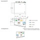 Domekt R 700 V C6M (Verticale) [- VMC double flux Haut rendement avec echangeur rotatif - KOMFOVENT]