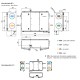 Domekt R 700 F C6M (Flat) [- VMC double flux Haut rendement avec echangeur rotatif - KOMFOVENT]