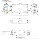 DOMEKT CF 250 F HE C6 (Flat) [- VMC double flux Haut rendement avec echangeur contre-courant - KOMFOVENT]