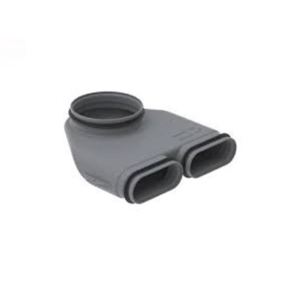 Raccord équerre Ø 160 mm CK300 pour conduit CK300 Comfoflat [- Réseau PEHD Comfoflat 51- Zehnder]
