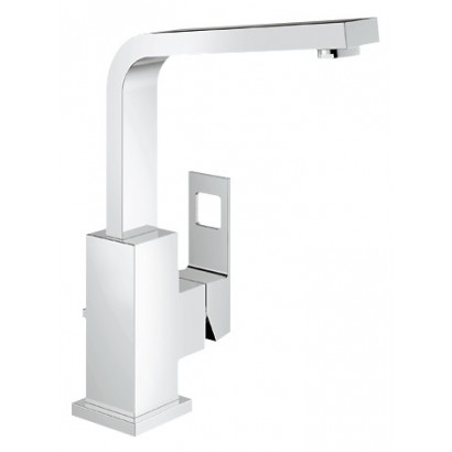 Robinet de salle de bains EUROSMART COSMOPOLITAN Mitigeur lavabo, Bec haut  à tirette, Chromé, GROHE