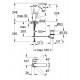 EUROCUBE - Mitigeur monocommande 1/2" lavabo Bec mobile [- Robinetterie salle de bains - GROHE]