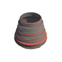 Adaptateur DN200 caisson multi-configuration BRINK [- Conduits et accessoires VMC en PEHD - Brink]