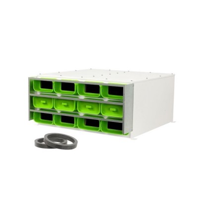 Caisson de distribution d'air insonorisé extra-plat SKY 300 - 2x6 AE55 [- Conduits et accessoires VMC en PEHD - Brink]