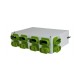 Caisson de distribution d'air insonorisé extra-plat - 2x6 AE55 - Sky 150 et 200 [- Conduits et accessoires VMC en PEHD - Brink]