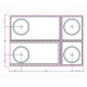 Caisson de distribution insonorisé DN180 pour Flair 400 - 2x10 DN90 [- Conduits et accessoires VMC en PEHD - Brink]