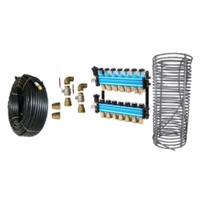 Kit Géothermique 2 Corbeilles DN25 [- Accessoire Puits canadien hydraulique - Brink]
