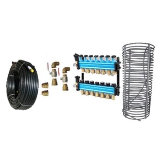 Kit Géothermique 2 Corbeilles DN25 [- Accessoire Puits canadien hydraulique - Brink]