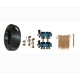 Kit Capteur Géothermique 2, 3, 4, 5 ou 6 Couronnes 100m DN25 [- Accessoire Puits canadien hydraulique - Brink]