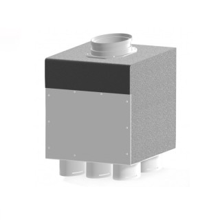 Caisson de distribution d'air Easy Renov Eco L Ø160/180 - 8x Ø75 ou 90 [- Répartiteurs VMC en PEHD - Brink]